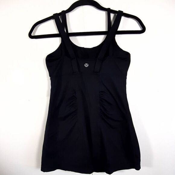 Lululemon Women's Crossback Strappy Built in bra Athletic Workout Tank Top Size4 - Picture 1 of 8
